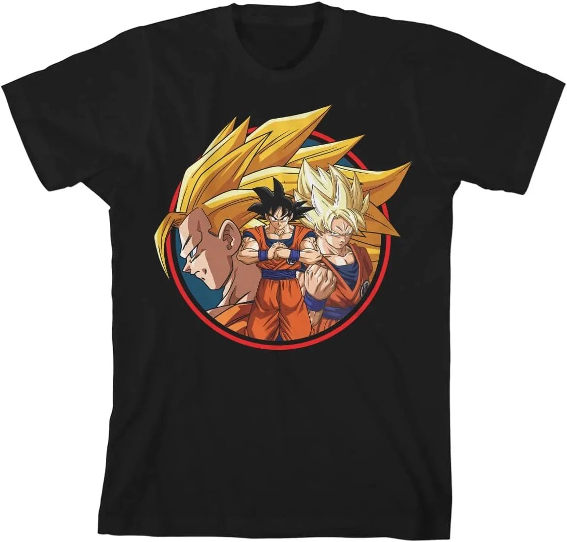 2026 Sommer Dragon Ball 100% Baumwolle Herren T-Shirt Oversized Goku Alle Super Saiyajin Formen Print Top, Unisex & Familien-Matching Y2k