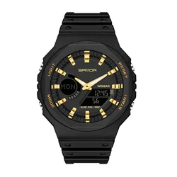 Sanda-reloj deportivo de cuarzo para hombre, cronógrafo de pulsera Digital, resistente al agua hasta 50m, estilo G, informal, nuevo