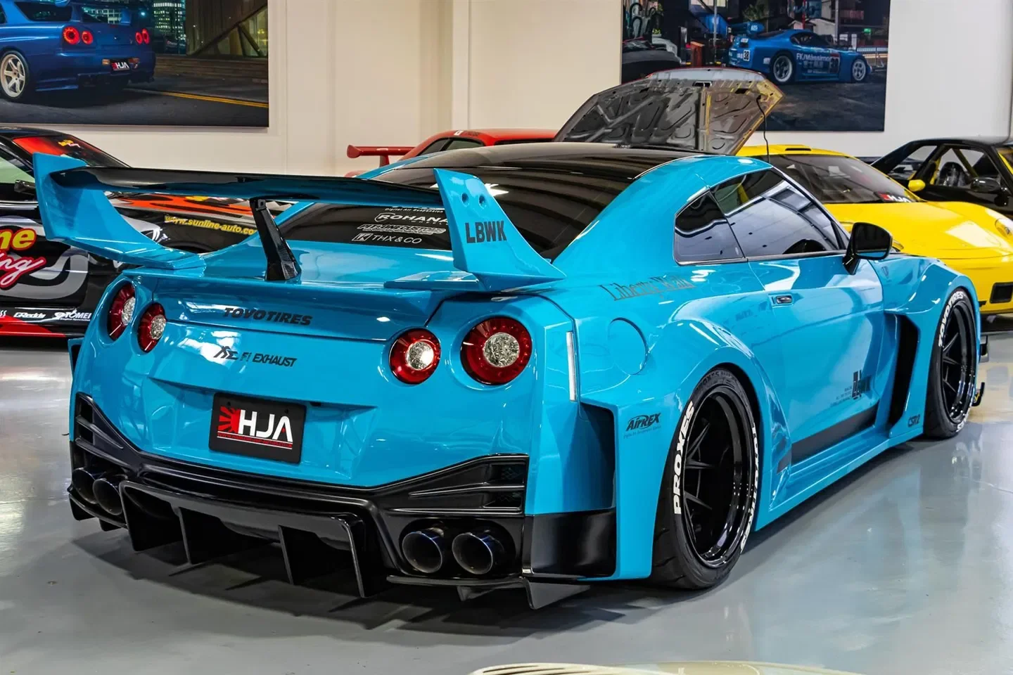 

for Nissan GTR R35 CBA DBA LBV3 Style Rear diffuser