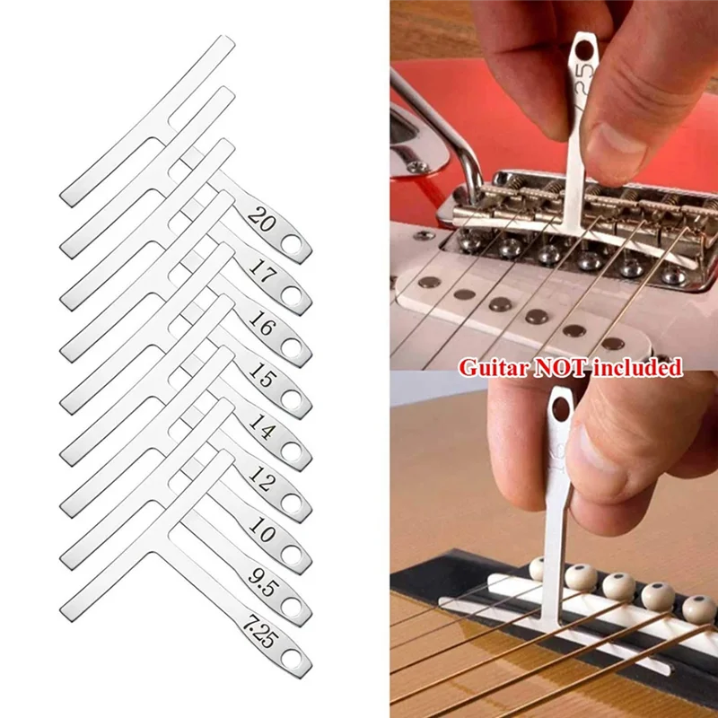 

ABVL-1 Set Guitar Tool Kit With Carry Bag Repair Tools String Action Ruler Luthier File Guitar Bridge Pins For Guitar Ukulele