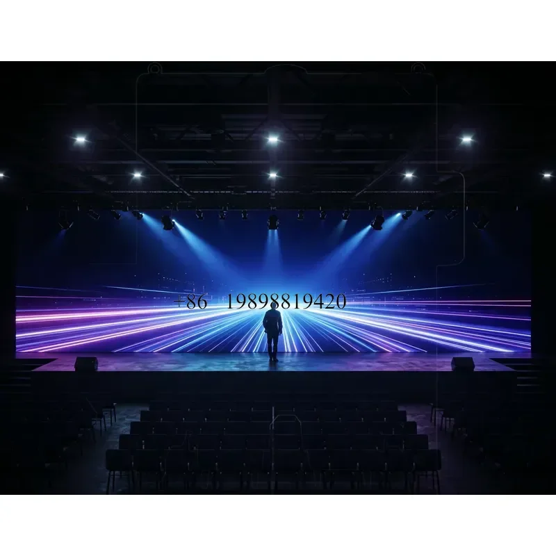 Wmwmnu for 500x500mm Indoor Giant Stage Background LED TV Wall P2.6 Seamless Splicing Rental LED Display customized product