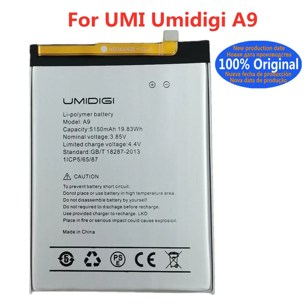 

New 100% Original Battery For UMI Umidigi A9 / A9 Pro A9Pro High Quality Phone Bateria Battery In Stock Fast Shipping