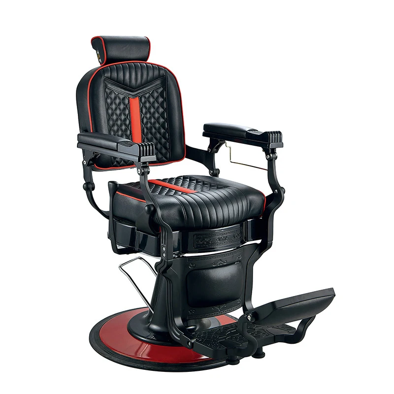 

Modern Salon Chairs Black and Gold Luxury Salon Furniture Hair Salon Chairs Beauty Vintage Barbershop Barber Chairs