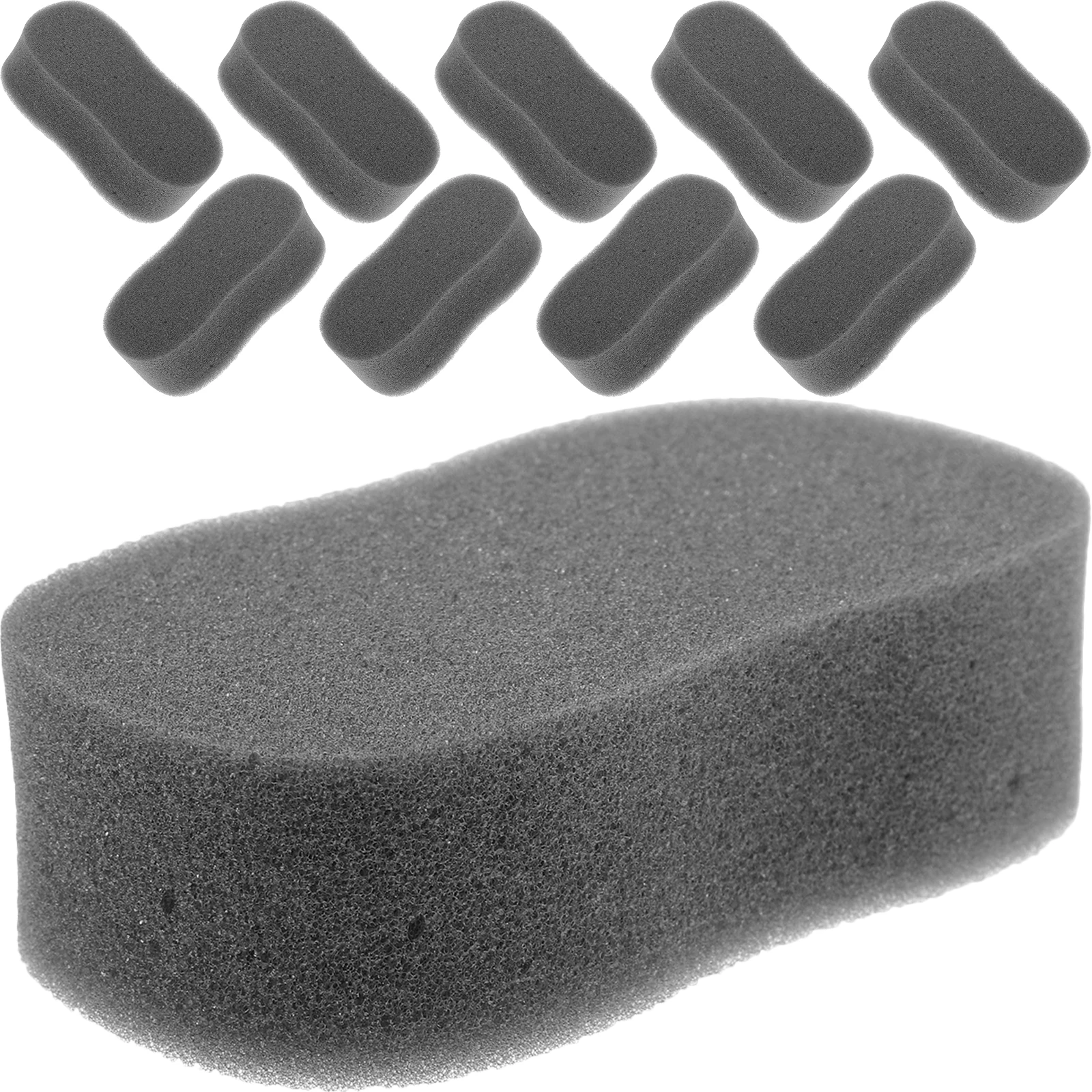 

10pcs Hair Black Cutting Salon Barber Neck Hair Salon Duster Sponge Removal Barber Duster Sponge Tool Long Life