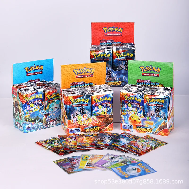 

360 Pcs Pokemon Card Surging Sparks Astral Radiance Temporal Forces English Pokémon Booster Battle Transaction Card
