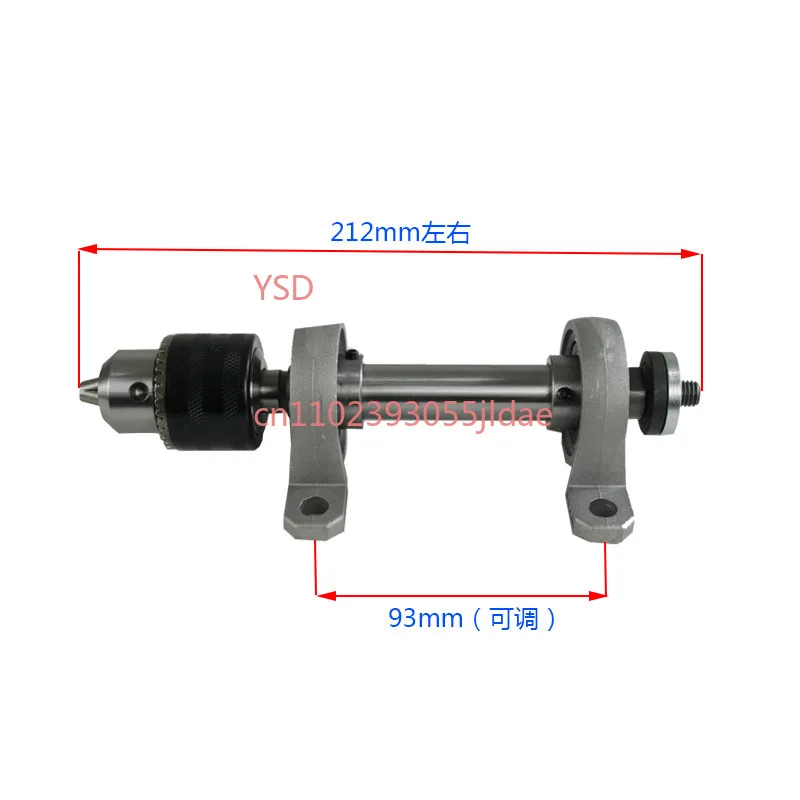 Complete DIY Micro Lathe Punch Assembly Kit Spindle Pulley Chuck Tailstock Tool Holder Set