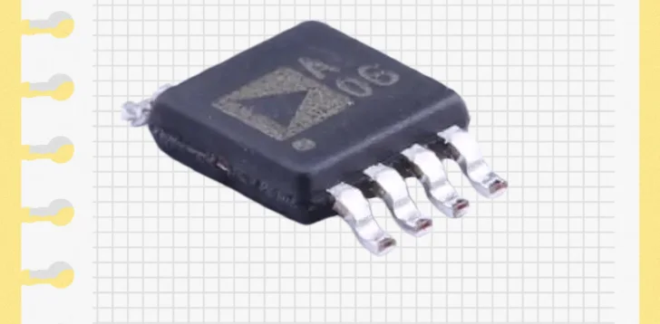 Newly imported AD8629ARMZ-REEL A06 SMT MSOP-8 precision operational amplifier chip with zero drift, single power supply, rail to