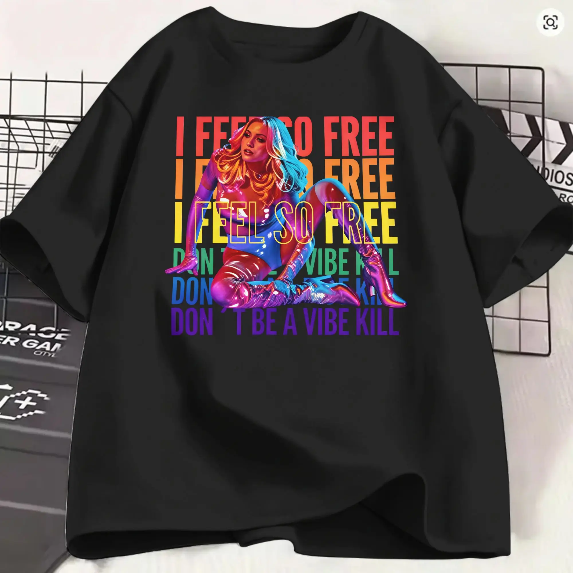 Men's T-Shirt Madonnas Confessions II Album 2026 Novelty Cotton Tee Shirt Short Sleeve  T Shirts Round Neck Tops Printed