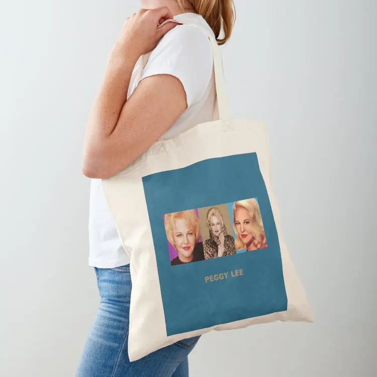 

Peggy Lee - Triptych Designs Tote Bag shopping bag reusable grocery bags Women's shopping bag shopper bags