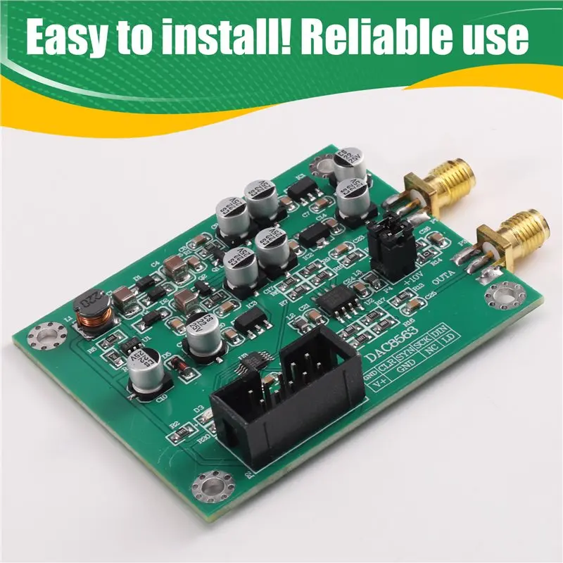 PORK-For DAC Module Dual CH 16-Bit Digital Analog,±10V DAC8563