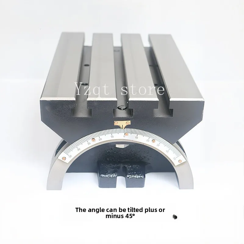 Tilting table, adjustable angle table Table milling machine table 7 10 12 15 inch