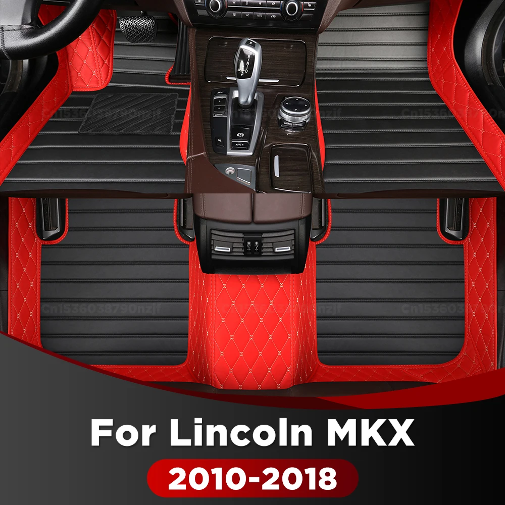 

For Lincoln MKX 2010-2018 2017 2016 2015 2014 Custom Car Floor Mat Automobile Carpet Cover Interior Accessories Protective Mats