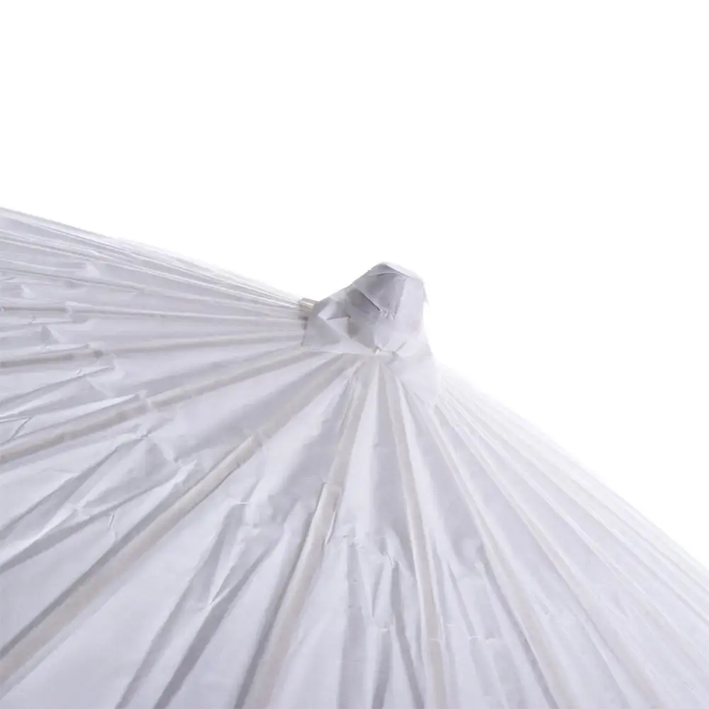 

Oil Paper White Decorative Long-handle DIY Handmade Anniversary Photography Prop Painting Supplies Dance Prop Paper Umbrella