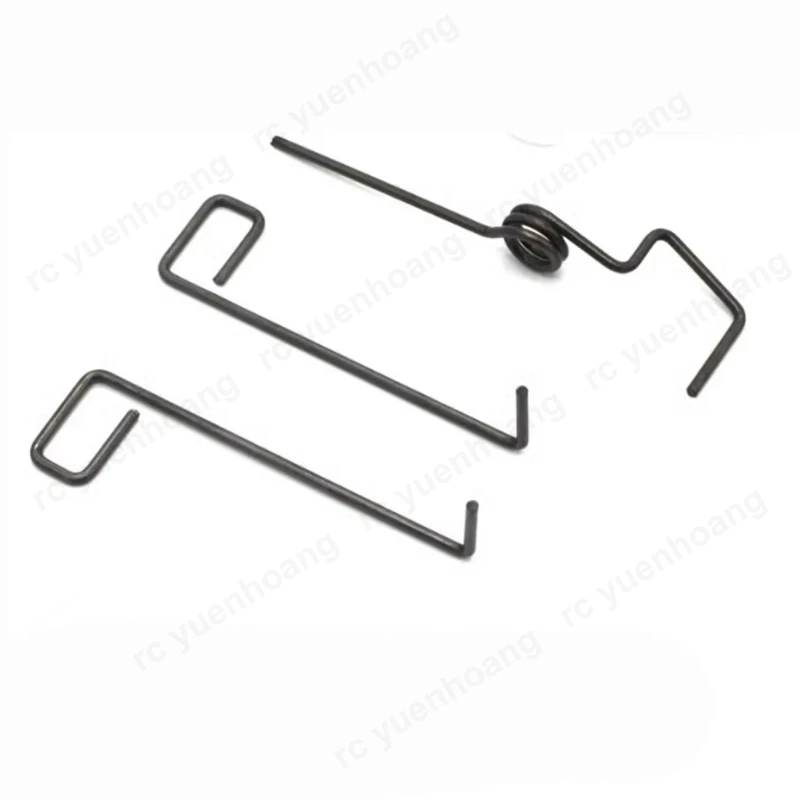 Kit de train d'atterrissage de direction, fil d'acier de 2.5mm de diamètre, siège imprimé en 3D, support de roue avant et arrière pour modèle d'avion RC SU27, 1 ensemble