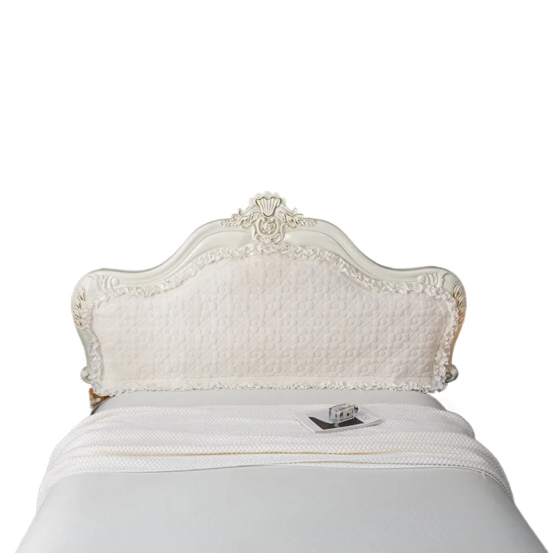 

Bedside cover crystal velvet quilting embroidery sponge thickened bedside soft bag, peeling fabric solid wood