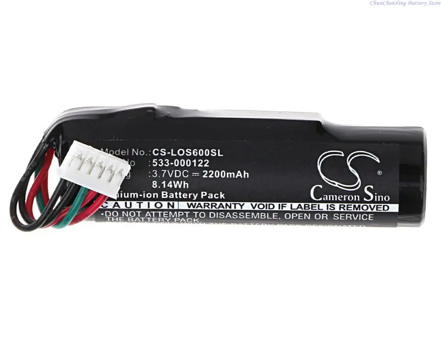 OrangeYu 2200mAh/3400mAh Speaker Battery 533-000122 for Logitech UE ROLL,WS600,WS600BL,WS600VI,UE ROLL 2,  UE Roll Ears Boom