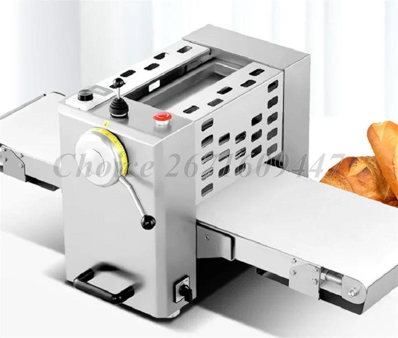 220/110v Electric Automatic Small Table Top 300 Mm Pastry Mini Bread Croissant Dough Sheeter Machine For Home Bakery Use