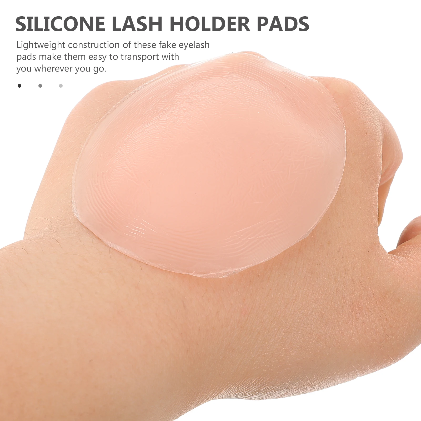 

Storage Items Silicone Forehead Stickers Pads Silica Gel Eyelash Extension Pallet