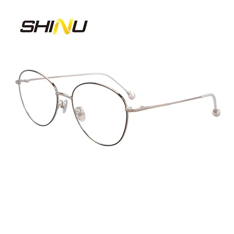 SHINU Brand Fashion Ladies Computer Glasses Women Anti Blue Light Eyeglasses Stop Eye Strains Antifatigue Eyewear customized