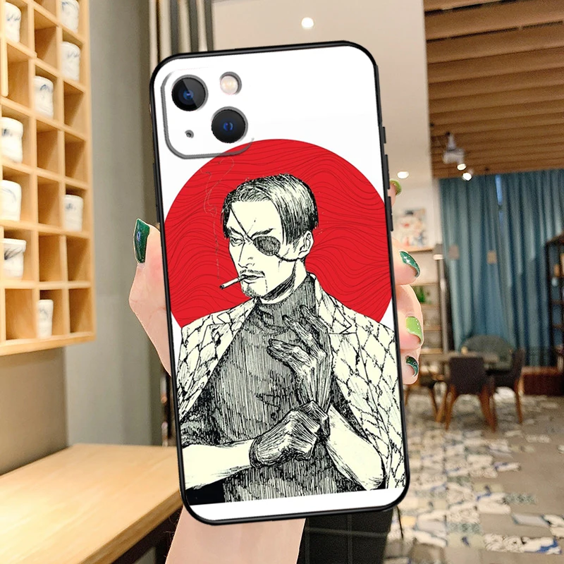 Japan Yakuza Cover For iPhone 14 15 16 Pro Max XS XR X Case For iPhone 11 12 13 Pro Max Mini Plus