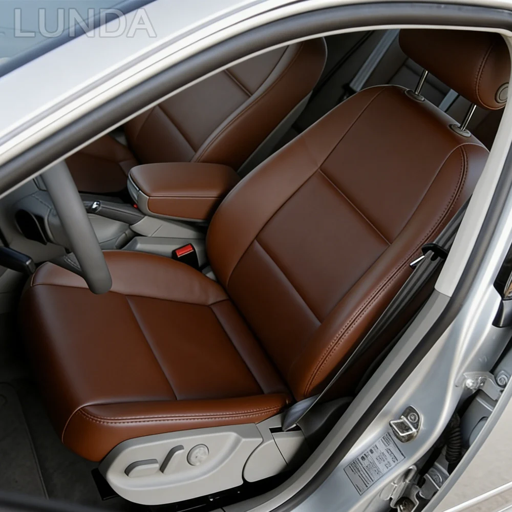 

Car Special Seat Cover For Audi A4 B7 8E 2005 2006 2007 2008 PU Leather Cushion Protective Pad Seat Covers interior Accessories