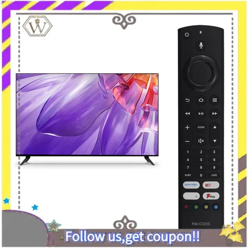 AU33-Replace RM-C3255 Voice Remote Control For JVC RM-C3255 TV Remote Control