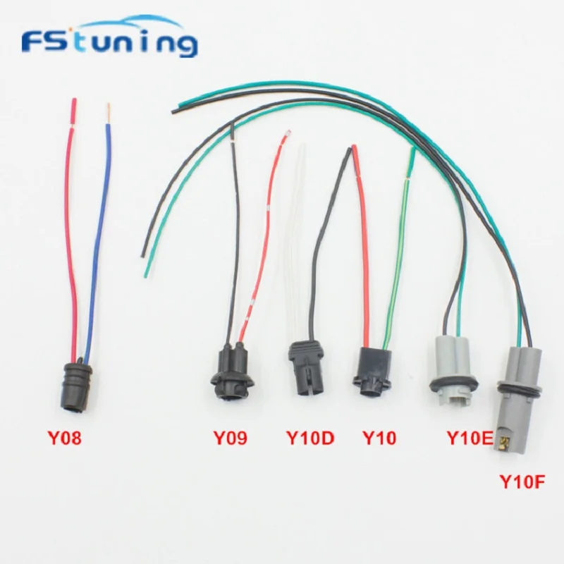 FStuning 10-90pc T10 W5W LED socket holder adapter W5W 194 T10 led intiorior light bulb sockets plug wire cable holder connector