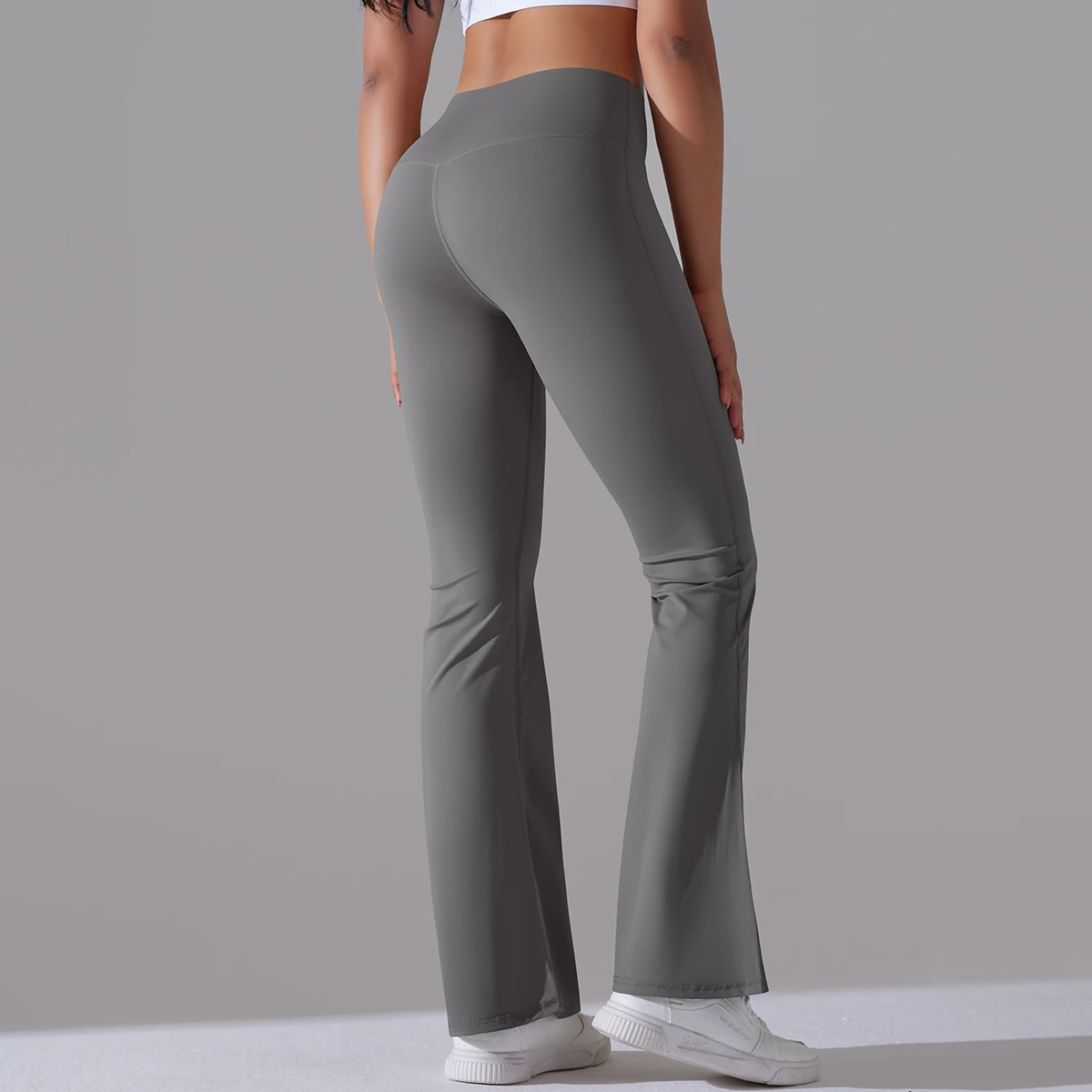 Flare Leggings Yoga Hosen Frauen Schlaghosen Yoga Hosen Hohe Taille Gym Fitness Hosen Stretch Täglichen Tanz Workout Leggings – Detail 19
