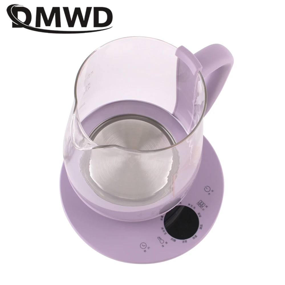 DMWD 1.8L Electric Kettle Health Pot Dessert Stewing Cooking Machine Scented Tea Maker Water Boiler Office Heater Soup Cup 220V