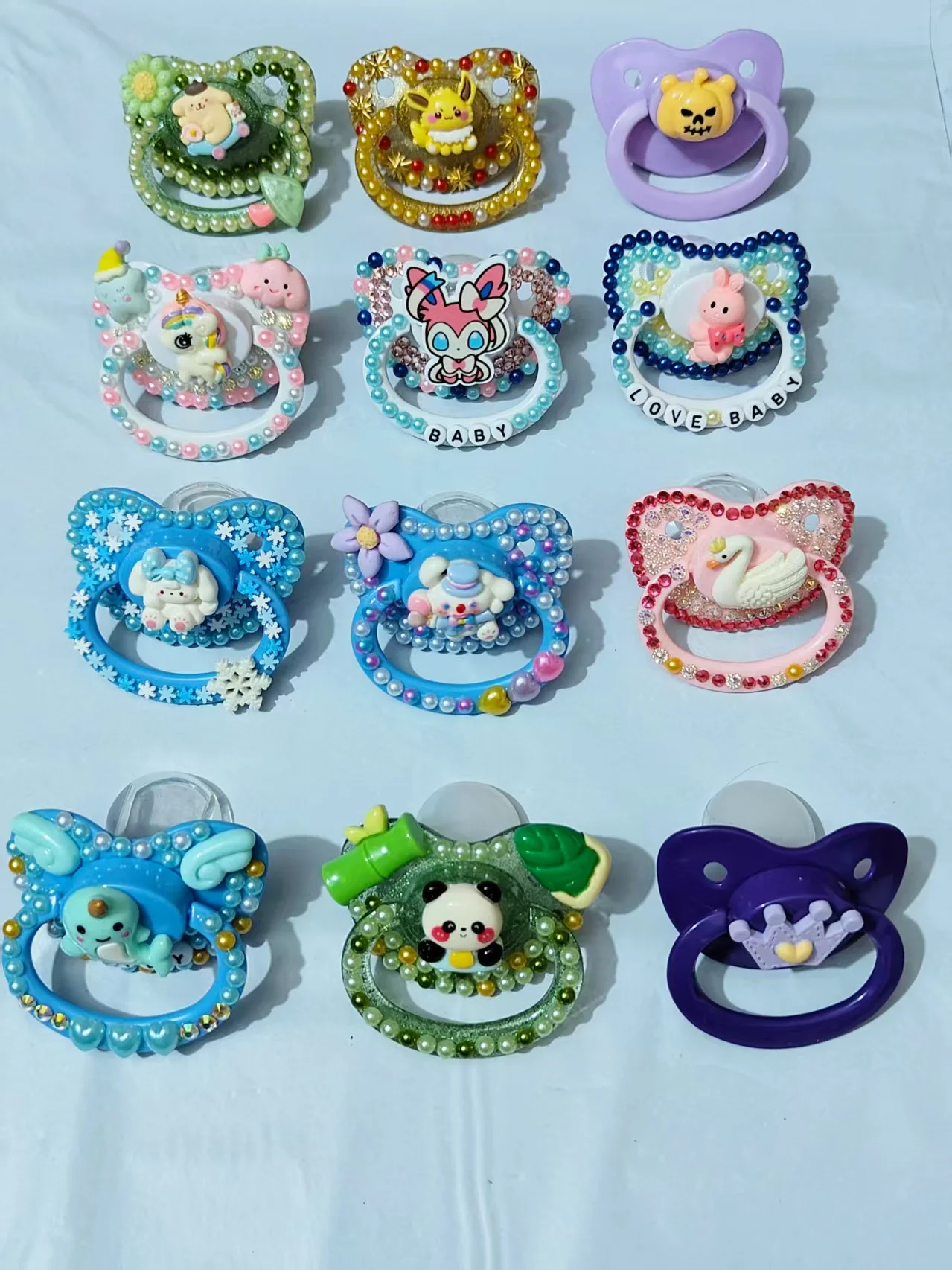 

One PCS Blind Box Pacifier Soft & Safe Adult Pacifier Large Calibers Realistic Soother Toy for Relaxation， DDLG