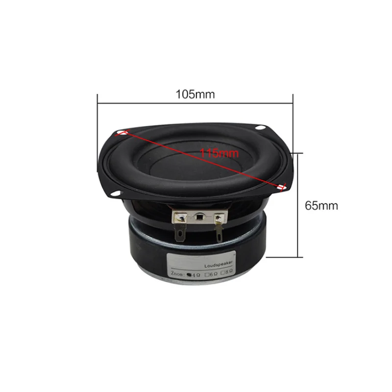 

4 inch 40W Subwoofer Speaker Woofer High Power Long Stroke BASS Home Theater For 2.1 Subwoofer unit Loudspeakers DIY