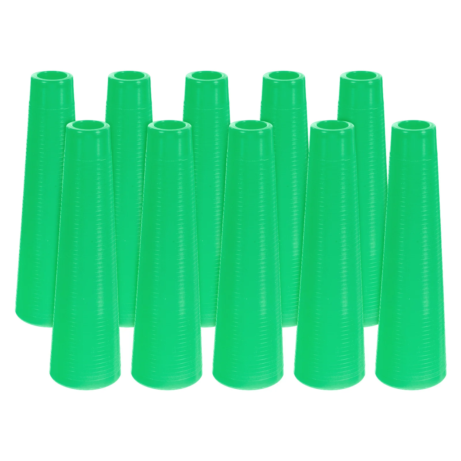 

10Pcs Plastic Winding Tubes Tapered Shape Yarn Organizer Tube Smooth Release Stable Winding Minimize Breakage DIY Knitting Tube