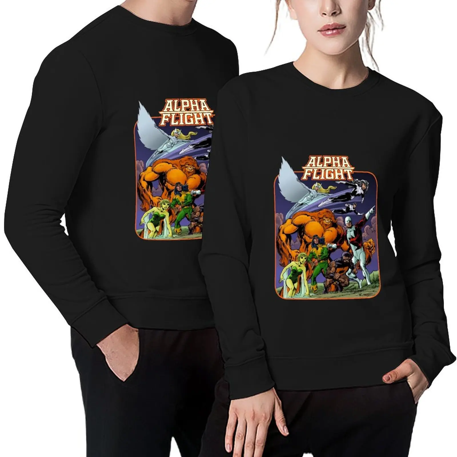 

Alpha Flight T-ShirtAlpha Flight exclusive T-Shirt_by The Pop Fan Shop!_ Pullover korean autumn clothes tracksuits sweatshirt