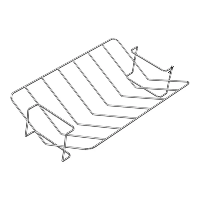 

【LAST CHANCE】V-Shaped For Grilling Rack, Turkey Roasting, Stainless Steel BBQ Rib Holder For Ninja OG900, OG800, OG951 Series