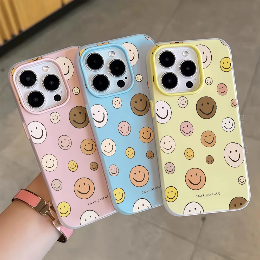 Jelly texture Phone Case For Xiaomi Redmi Note 14 Pro 13 12 11 Pro 5G 15C 13 12 10 Pro Soft Retro Groovy Nineties Smiley Cover view 3