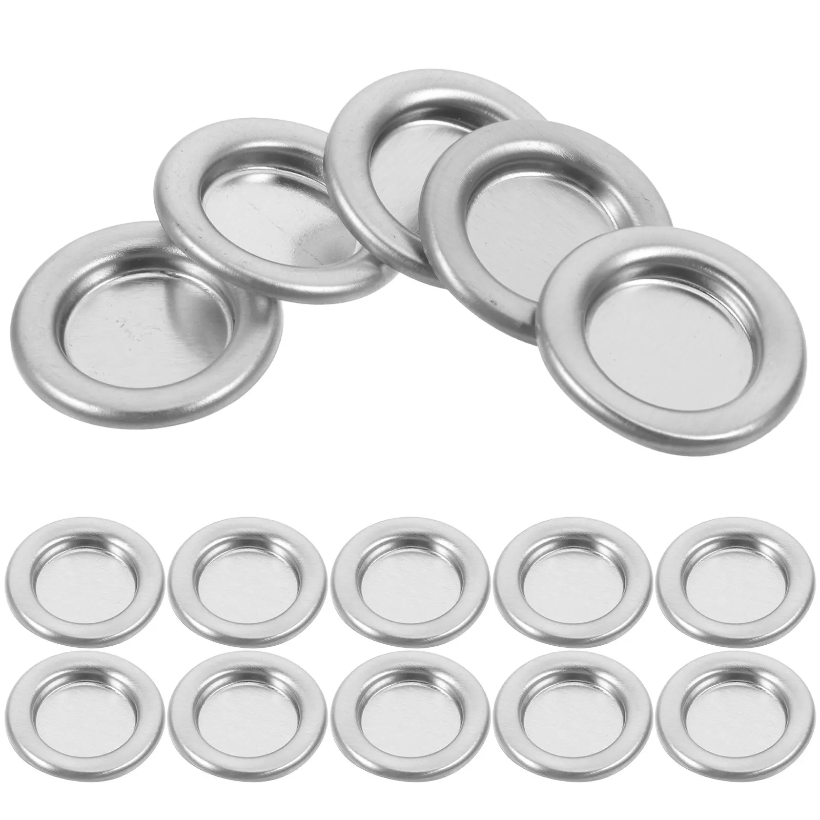 

50pcs Incense Cone Tray Aluminum Alloy Desktop Incense Holder Stable Flat Bottom For Bedroom Yoga Studio Sauna Room Decorative