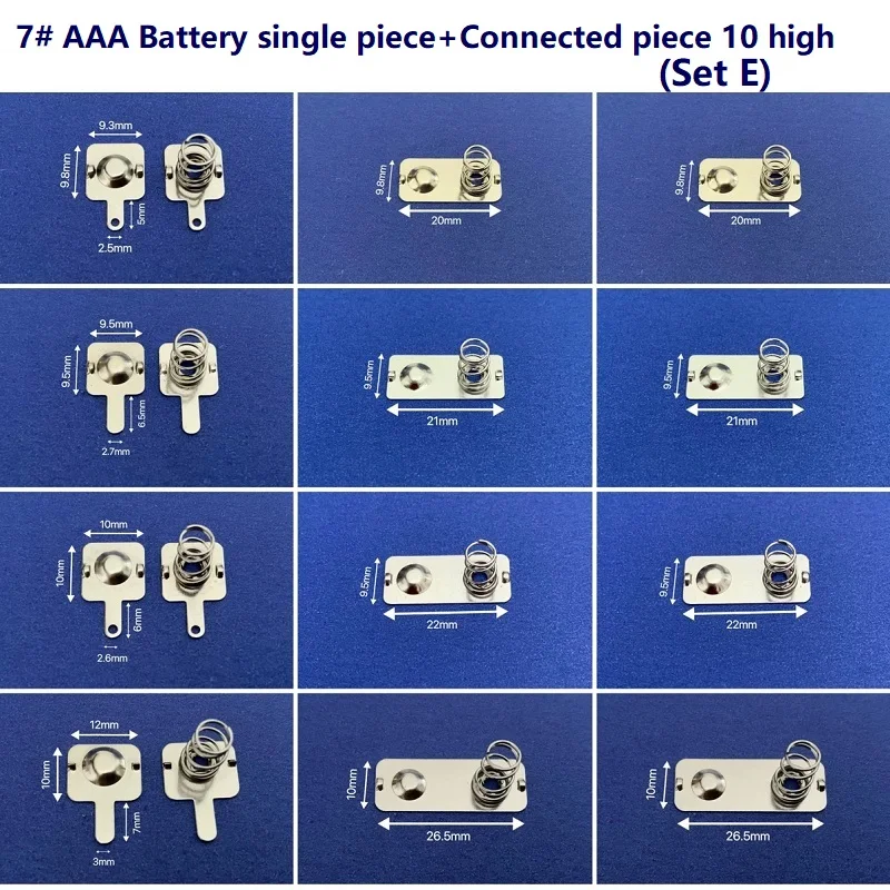 حشية زنبركية للبطارية مناسبة للألعاب مع البطاريات 5 و 7، صندوق بطارية جهاز التحكم عن بعد بحجم مخصص