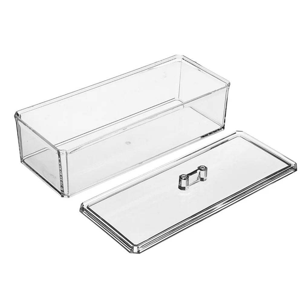 

1 pc Transparent Acrylic Food Storage Box Large Capacity Tea Bag Organizer Kitchen Sorting Container Dustproof Stackable Fruit
