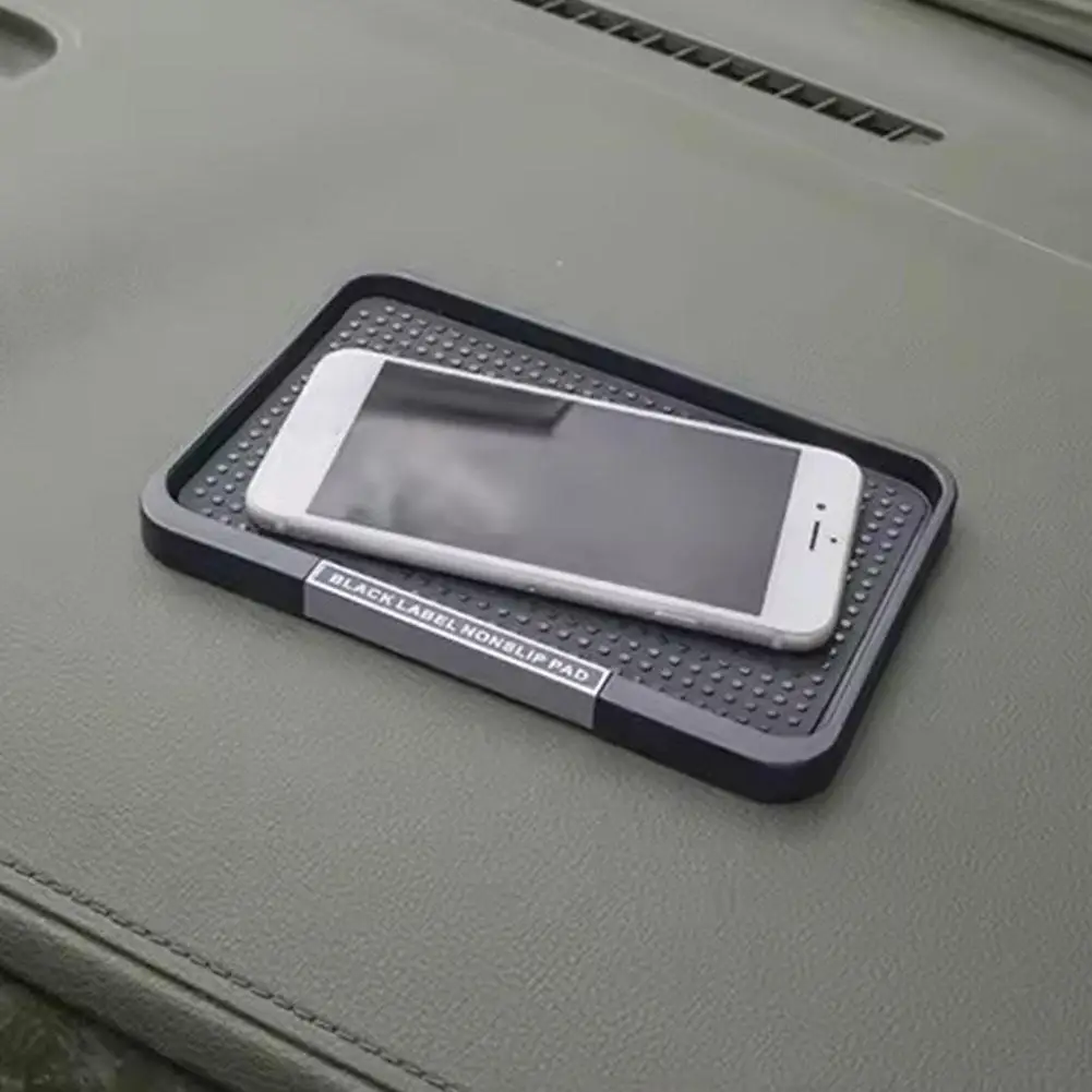 Tikar silikon dasbor mobil, dudukan telepon Anti Slip, tikar penyimpanan, aksesoris dasbor untuk telepon seluler, penempatan kacamata hitam
