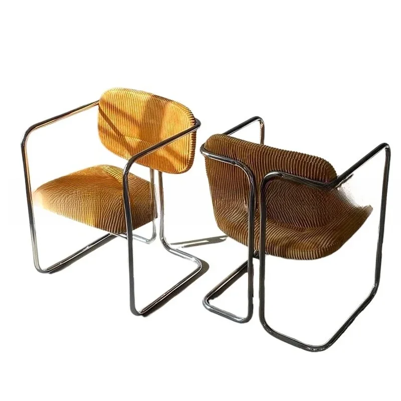 

Wrought iron single sofa chair, living room balcony lazy, leisure chair Internet celebrity hotel