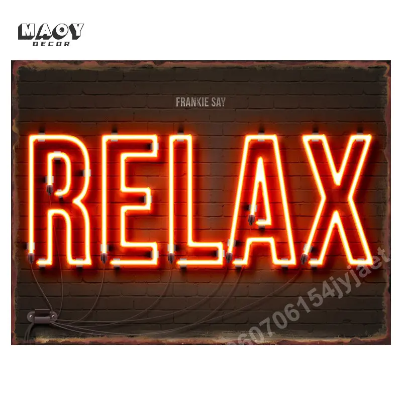 Neon Slogan for Bar Metal Tin Sign Club Cafe Restaurant Mall Wall Decor Festival Birthday Party Home Living Room Decoration