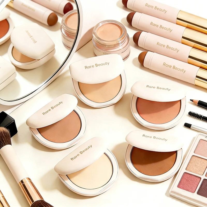 Rare Beauty True To Myself Tinted Pressed Finishing Powder: Polvo Compacto con Color que Suaviza Instantáneamente, Maquillaje Natural para Decorar los Contornos Faciales