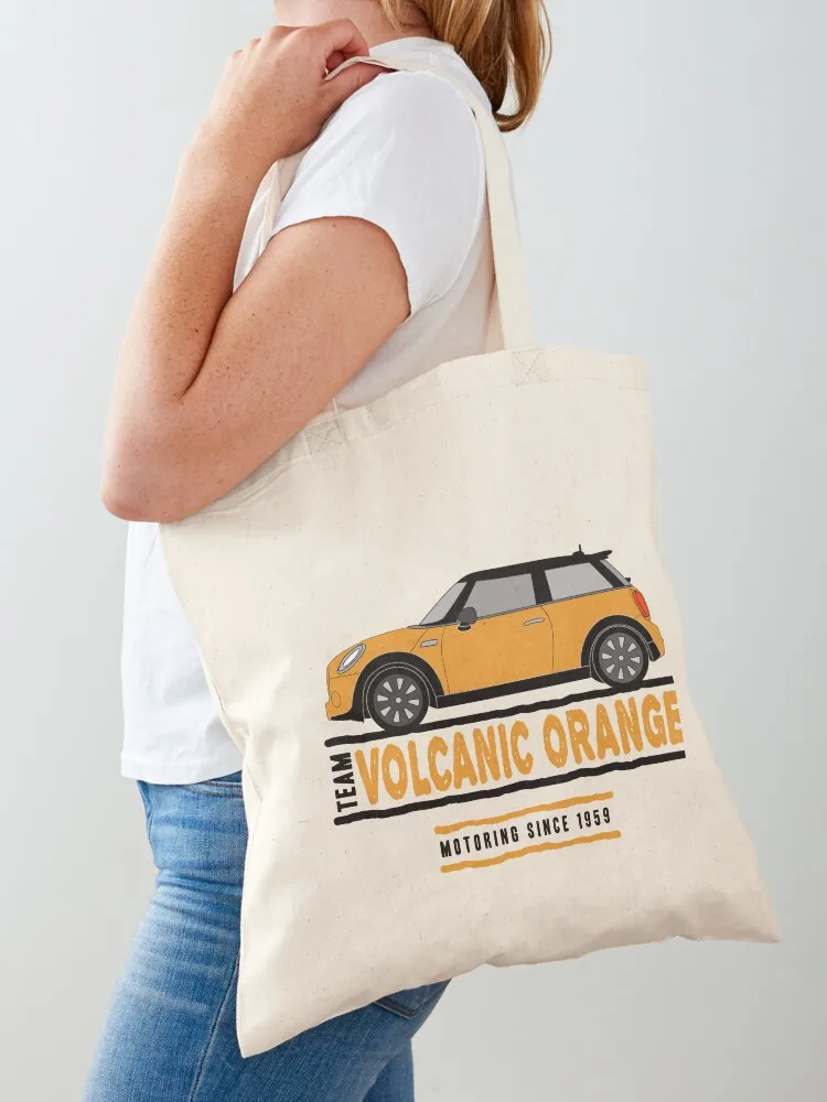 

F56 Team Volcanic Orange Tote Bag canvas tote Women's bags shopper bag women canvas canvas tote bag