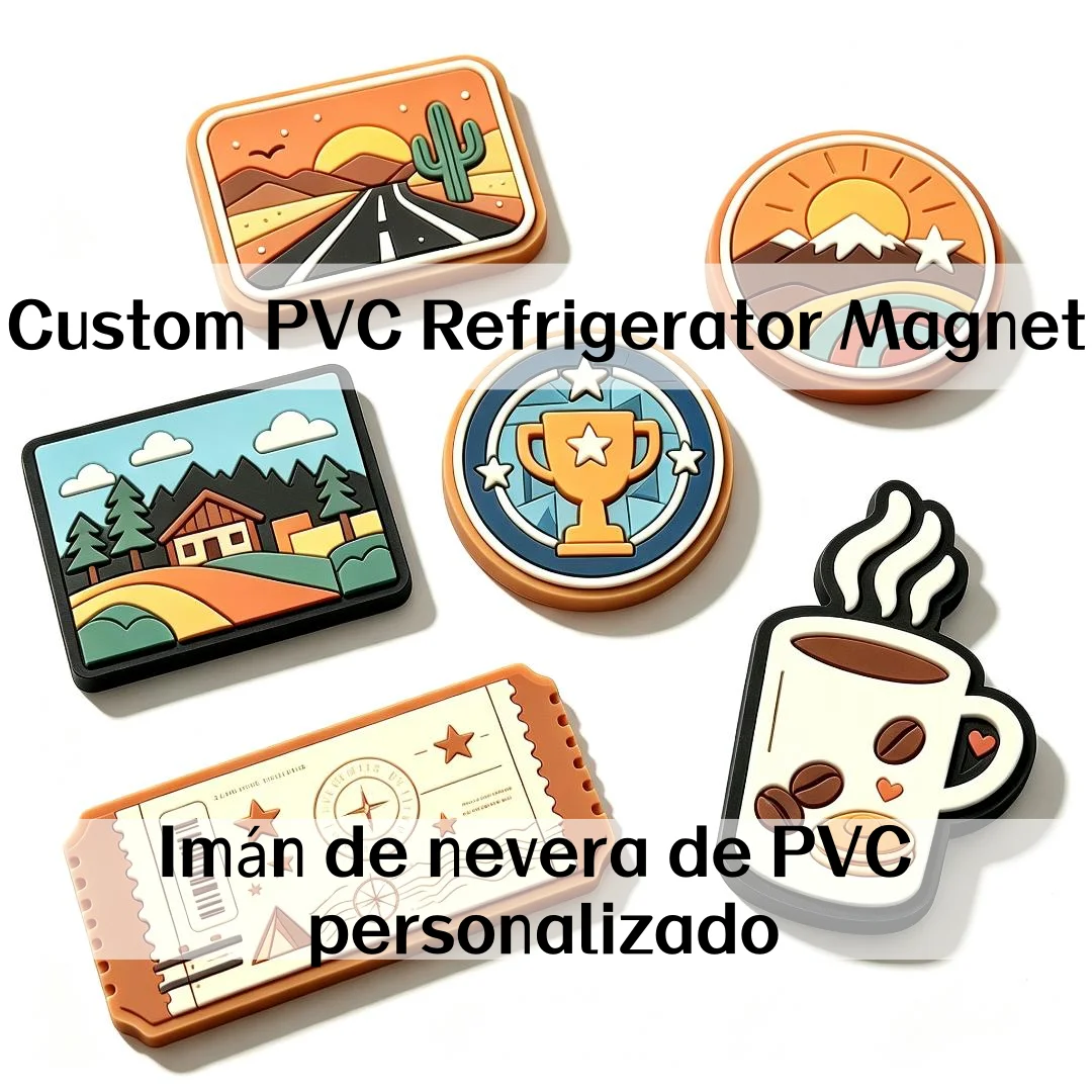 Custom 2D/3D Logo Soft Rubber Refrigerator Magnets Soft Self Back Adhesive PVC Magnetic Personalized Durable Fridge Magnets
