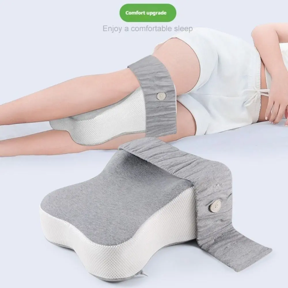 Memory Foam Side Sleeper Knee Pillow Ergonomic Spine Alignment Leg Pillow Adjustable Orthopedic Pain Relief Pillow Pain Relief