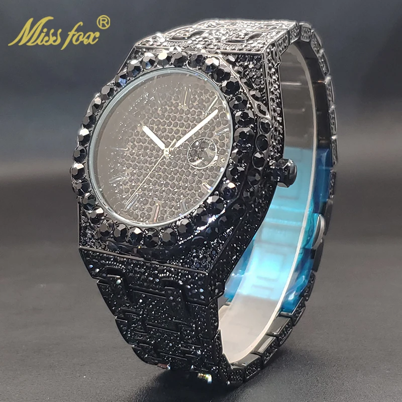 Men\'s Quartz Watch Luxury Fashion Hip Hop Cool Wristwatch For Male Waterproof Calendar Luminous Men Watches Dropshipping New