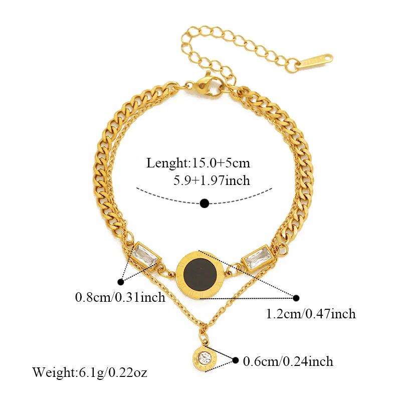 EILIECK 316L Edelstahl Tropfenförmiges Herz Halskette Armband Ohrringe Set für Frauen Trendiger Goldener Schimmer Wasserdichter Schmuck Geschenk – Detail 13