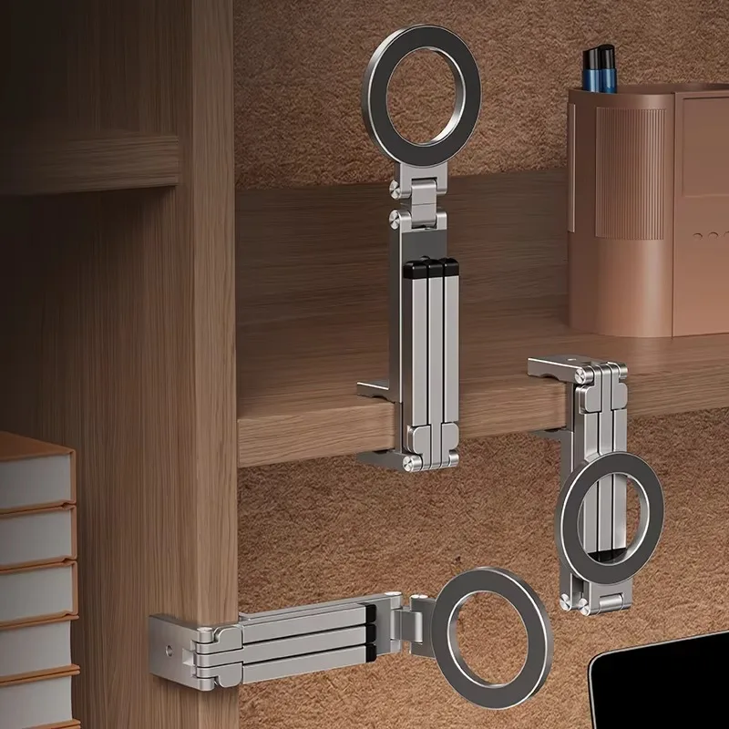 Suporte de telefone tripé inovador suporte de tripé ajustável universal 360 rotação suporte do telefone móvel do carro magnético