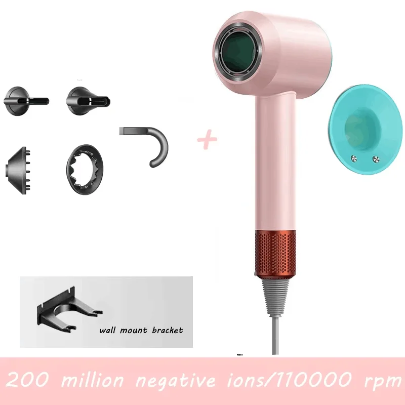 Professional Hair Dryer 110000 Rpm Leafless Anti-Static Hair Dryer Constant Negative Ion Hot And Cold Air Hair Care Hair Dryer