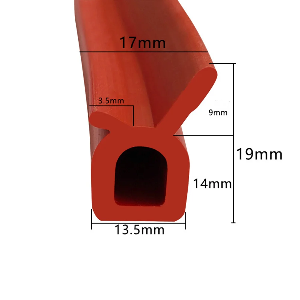 

1/2 Meter Oven Door Silicone Sealing Strip High Temperature Resistant Baking Oven Steam Cabinet Door And Window Sealing Strip